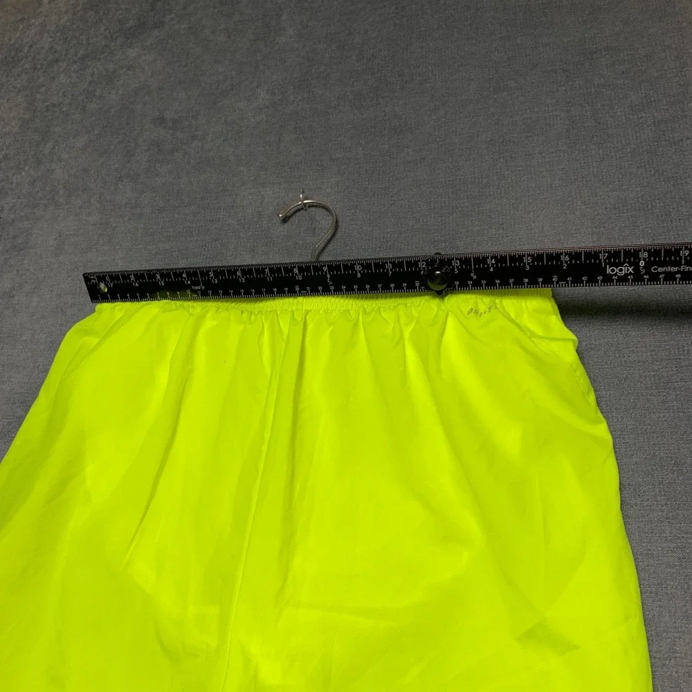 Nike Dri-FIT Flex Stride Running Shorts Men 2XL Volt Yellow Brief-Lined Athletic